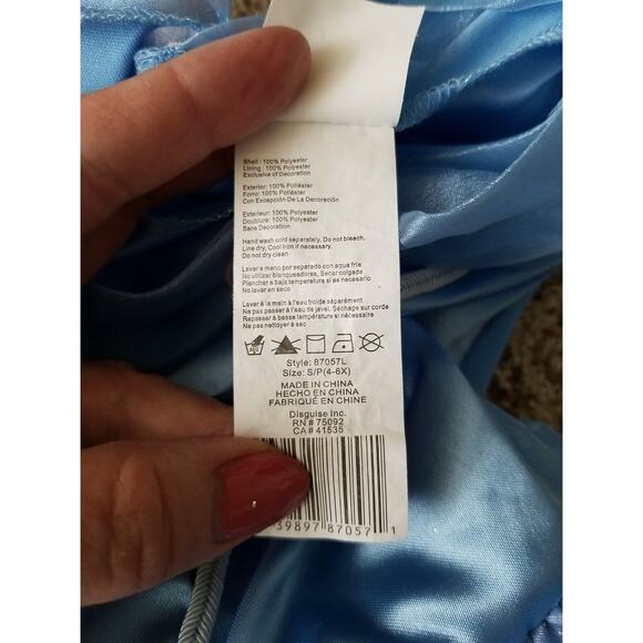 Cinderella Disney Movie Costume‎ by Disguise Small (4-6X) Little Girls Halloween - Picture 5 of 11